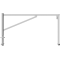 Swing barrier | for casting in concrete, hot-dip galvanized | clear width: 2500 mm | with Euro profile cylinder lock